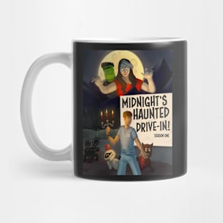 Midnight's Haunted Drive-In! Poster Mug